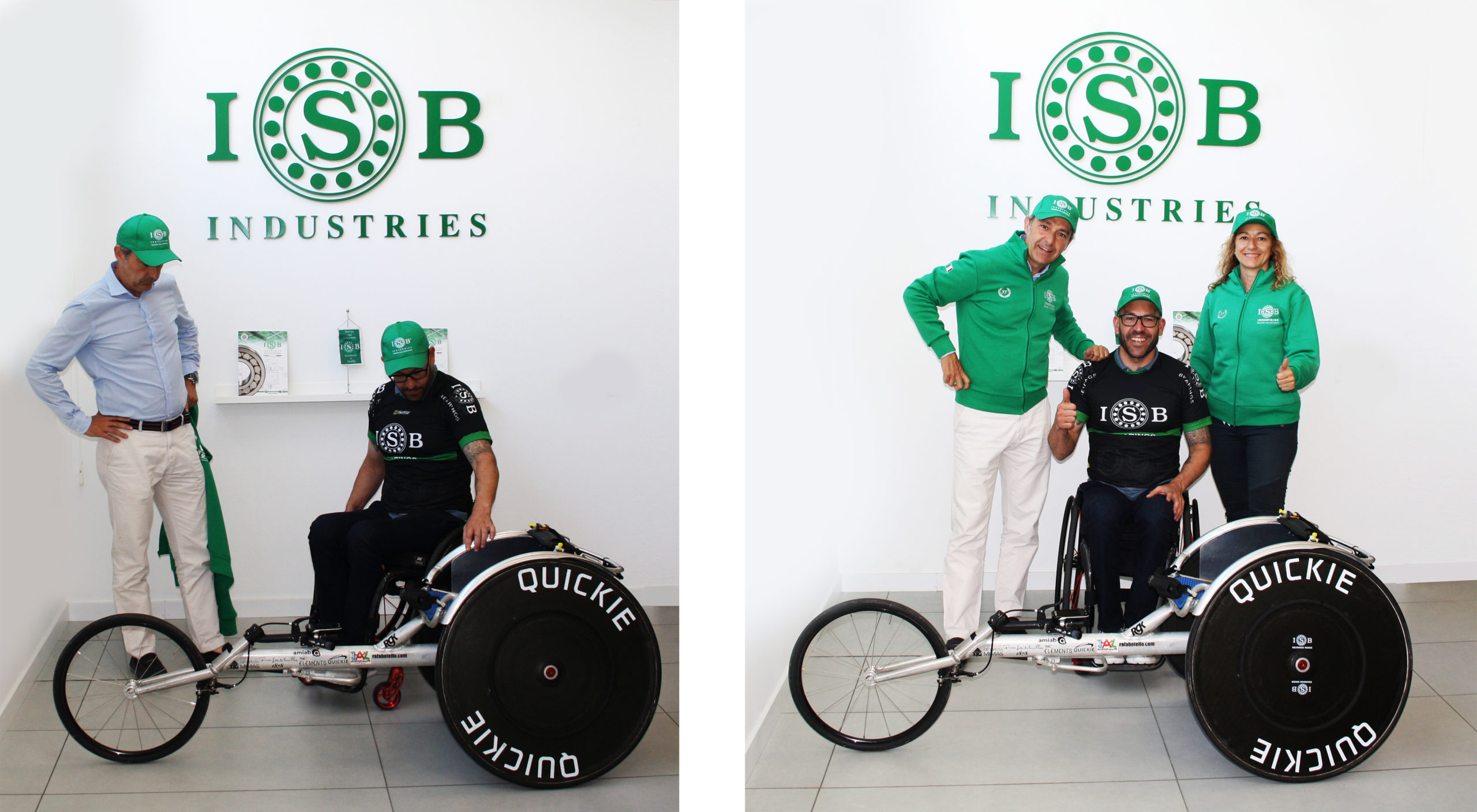 Rafa Botello embajador ISB Sport Rodamientos para silla de ruedas