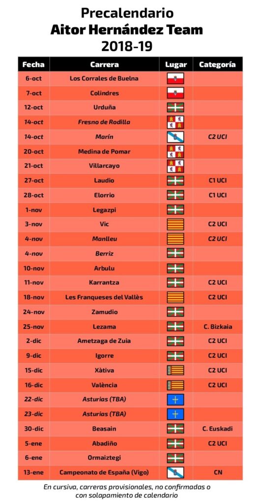 Calendario Aitor Hdez