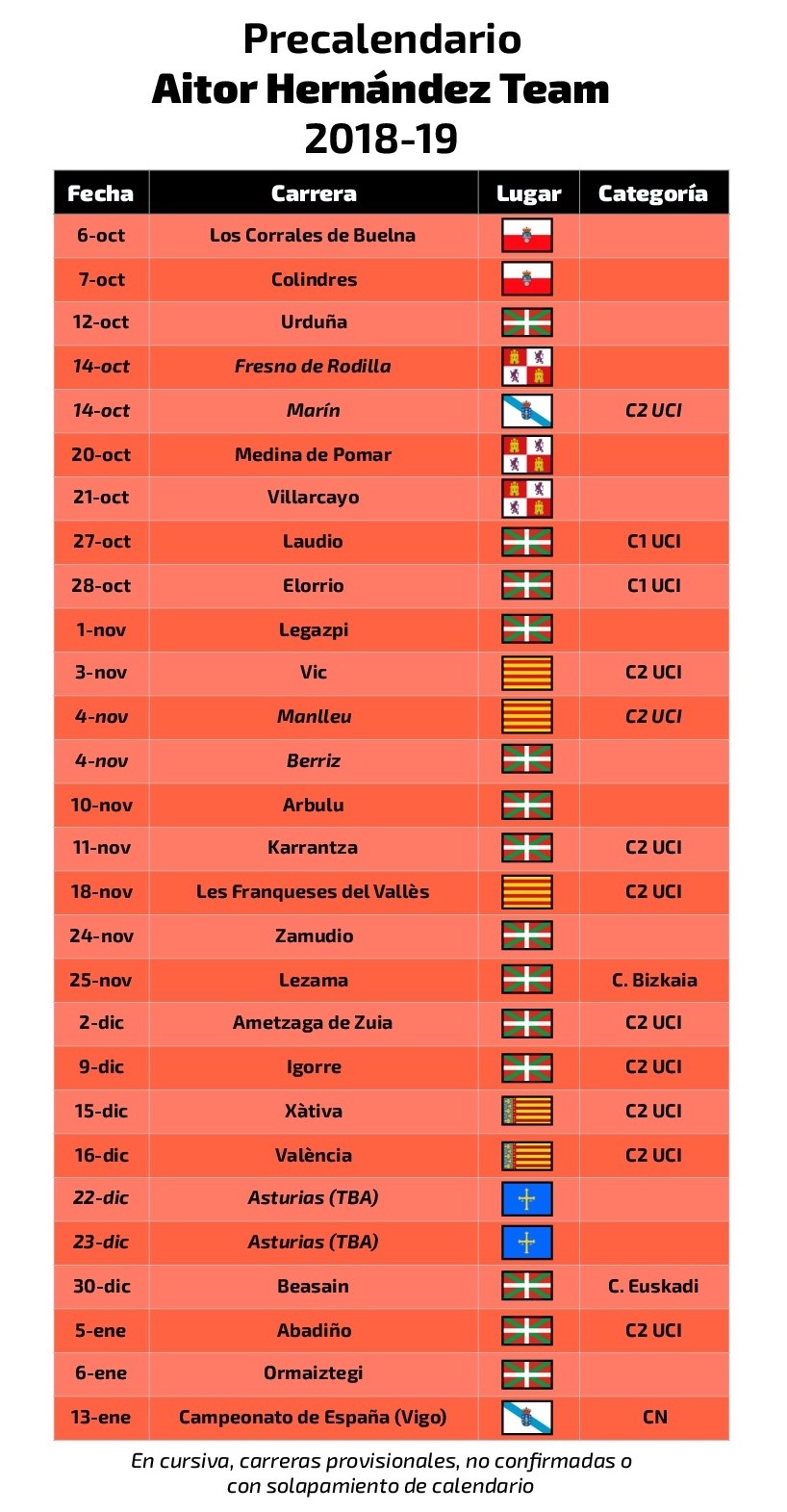 Calendario Aitor Hdez