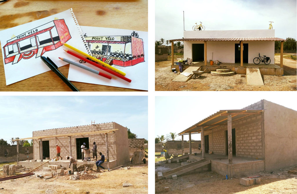 construccion taller Bicicletas sin fronteras - isb sport