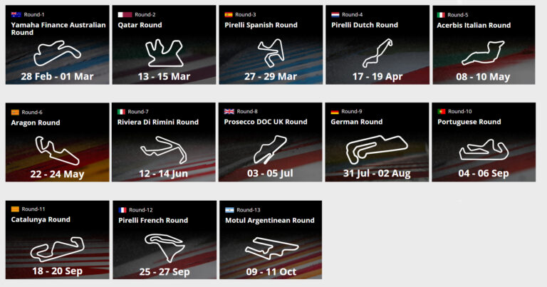 Calendario ISB Sport Superbikes