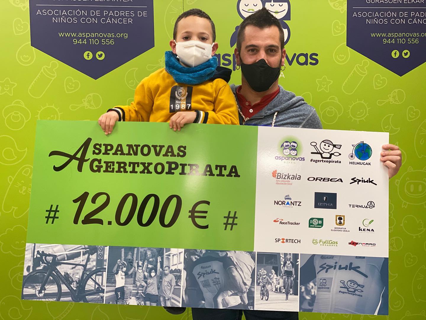 AGERTXOPIRATA y ISB Sport recaudan 12000€ para Aspanovas