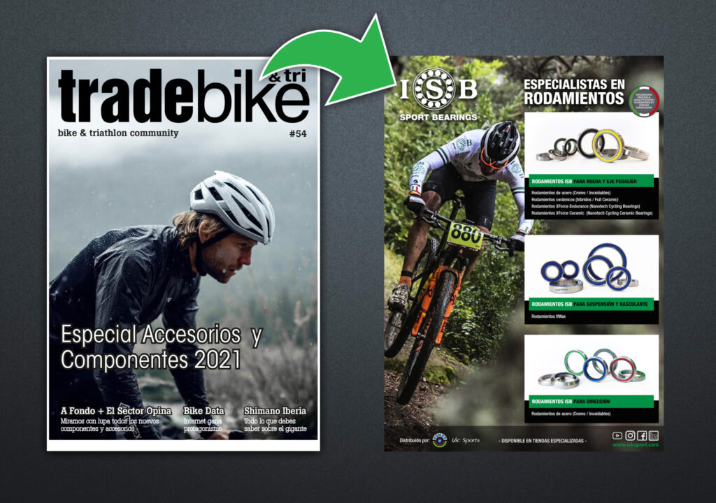 Rodamientos ISB Sport en revista tradebike diciembre 2020