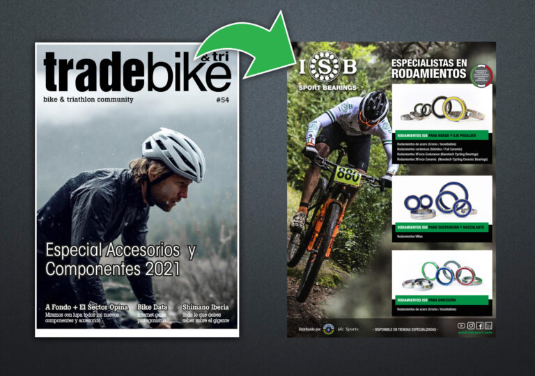 Rodamientos ISB Sport en revista tradebike diciembre 2020