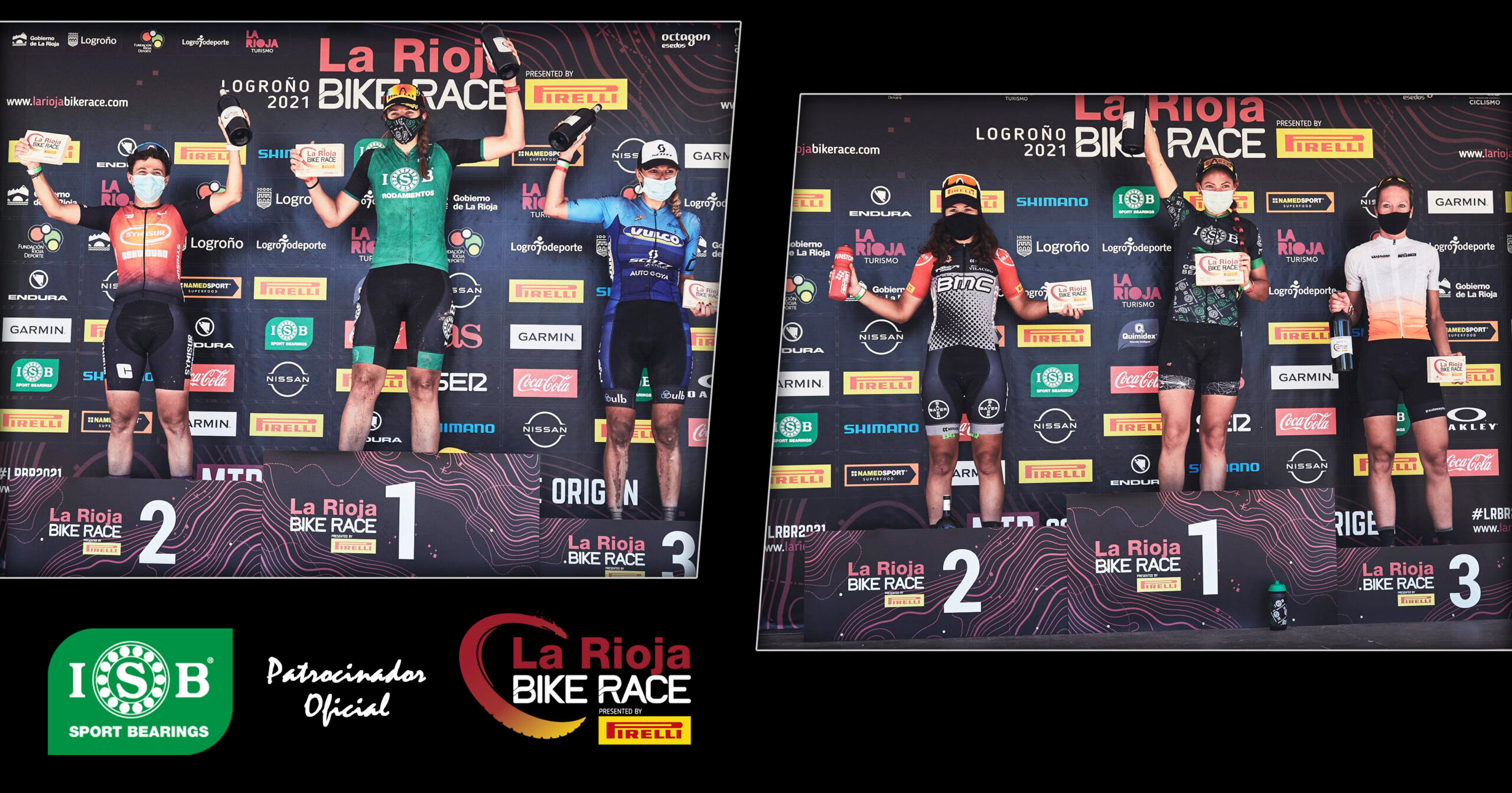 Podiums ISB Sport Rioja Bike Race