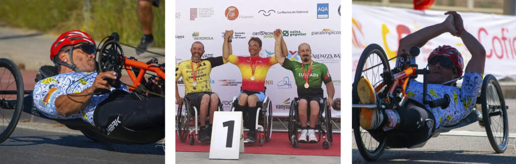 Martin Berchesi Campeón de España de ciclismo adaptado
