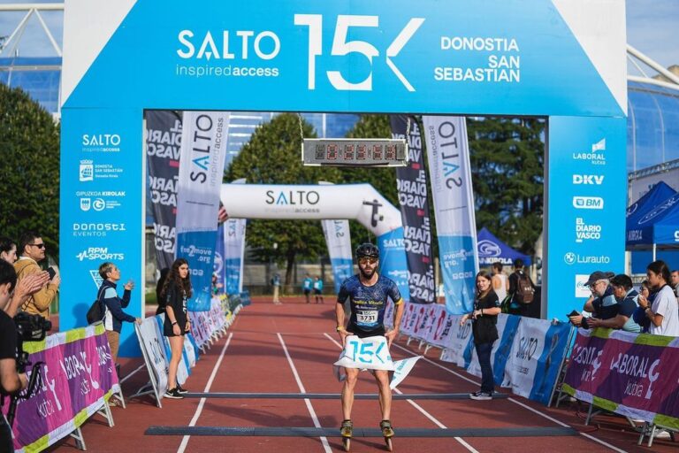 Patxi Peula podium 15k donostia