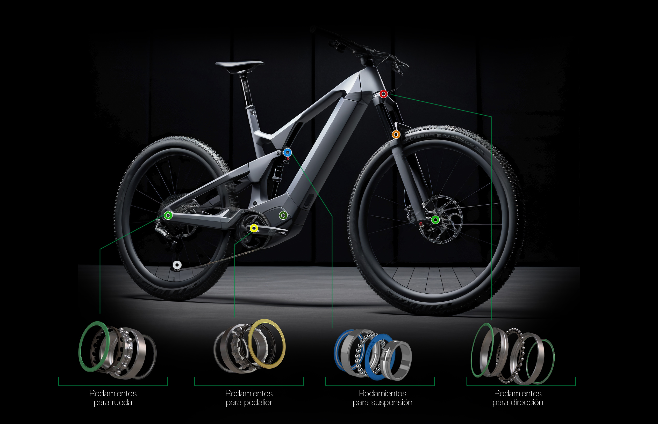 Rodamientos ISB SPORT para bicicleta Rodamientos ISB SPORT para bicicleta